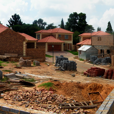 The LR's home being built