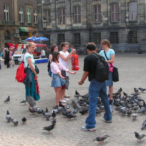 Dam Square in Amsterdam