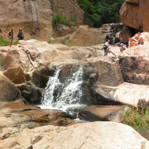 Rock pool just of the crocodile river - Nelspruit