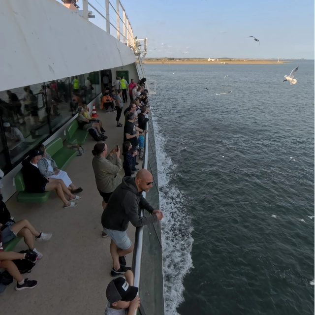Texel ferry back to main land