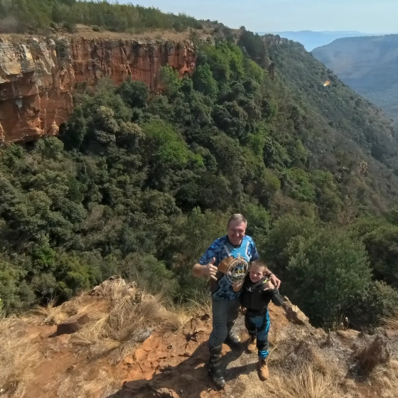 Gorge just outside Waterval Boven with Koot²